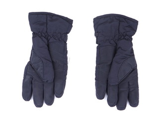 baby gloves on white background