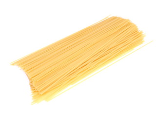 spaghetti on a white background