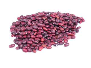 beans on white background