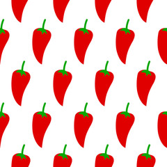 Pepper seamless pattern