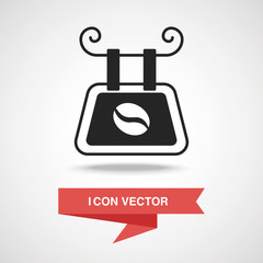 coffee shop sign icon