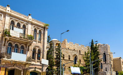 Buildings in the city centre of Jerusalem