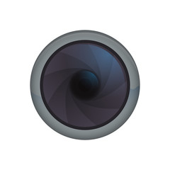 camera focus gadget technology icon. Isolated and flat illustration. Vector graphic