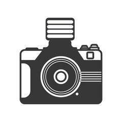 camera focus gadget technology icon. Isolated and flat illustration. Vector graphic