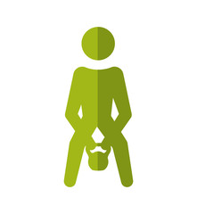 pictogram ball fitness gym sport icon. Isolated and flat illustration. Vector graphic