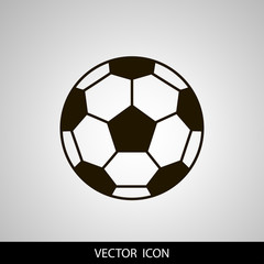 Obraz premium soccer ball icon or sign, vector illustration