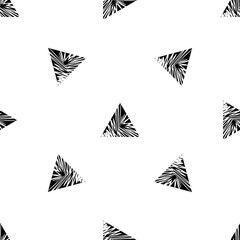 Vector seamless pattern made with ink. Fabric pattern isolated