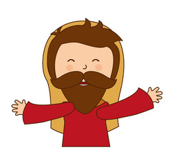 Obraz premium saint joseph character icon