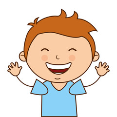 little boy smile icon