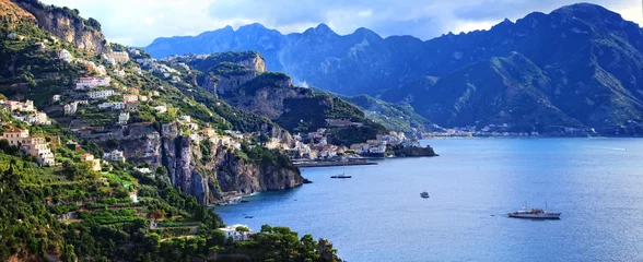 Fototapeten Atemberaubende Aussicht auf die Amalfiküste, Italien © Freesurf