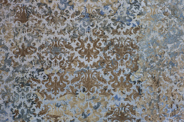old, shabby tile, East Asian style