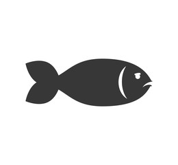 fish sea life marine aquatic swim icon. Isolated and flat illustration. Vector graphic
