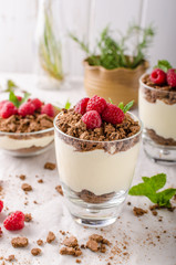 Cheesecake in glass