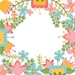 flower floral nature icon