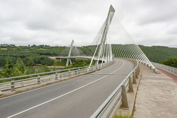 Terenez bridge in Brittany