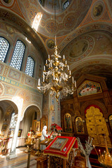 Fototapeta na wymiar Famous Church of Christ's Resurrection in Foros near Yalta, Crimea