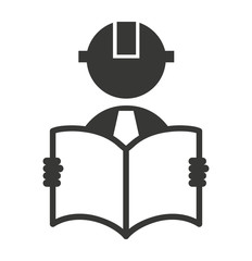 professional construction worker icon