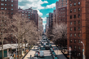 Buildings and streets near Midtown Manhattan, New York City