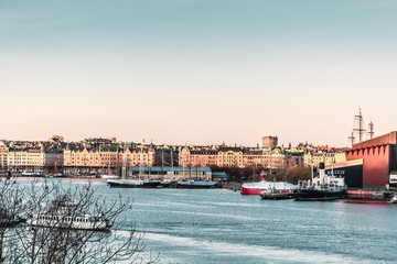 Boats and Buildings of Stockholm, Sweden