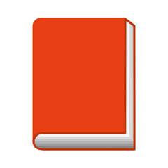 text book isolated icon