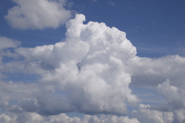 Naklejka na ściany i meble Heavenly landscape with clouds