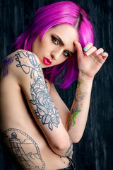 Fototapeta premium female tattoo