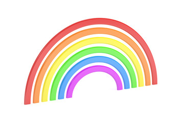 Rainbow, 3D rendering