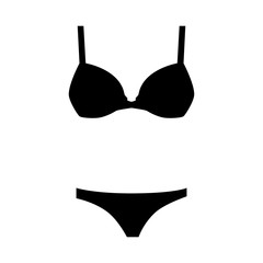 Bikini vector icon.