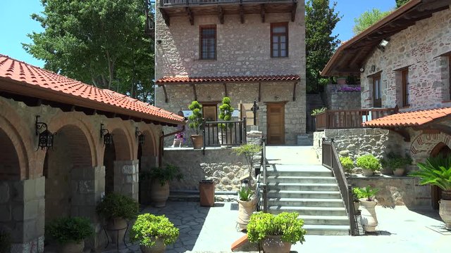 Territory of the Monastery of Great Meteoron. Meteora, Greece