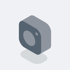 Obraz premium new isometric camera emblem instagram
