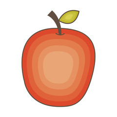 apple fresh fruit icon