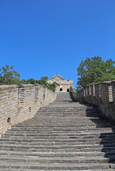 Fototapeta premium Great Wall of China in summer.