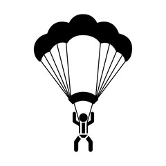 skydiving extreme sport icon
