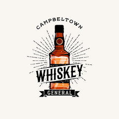 Whiskey logotype vintage