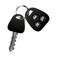 car vehicle keys icon