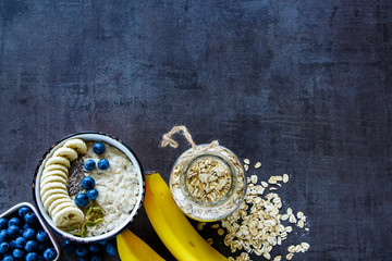 Home made oatmeal porridge