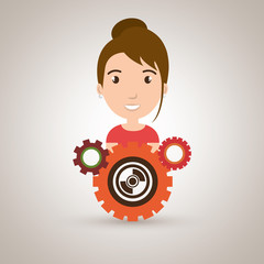character gears system symbol