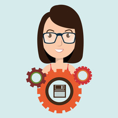 character gears system symbol