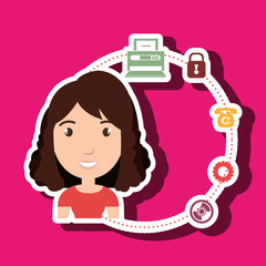 character system connection symbol