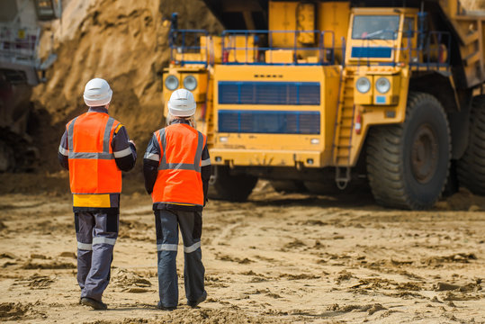 Two People Working