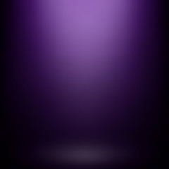 Abstract purple gradient background. Used as background for product display - Vector