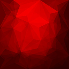 Abstract red geometrical background - Vector