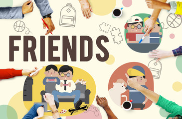 Friends Friendship Activity Leisure Concept