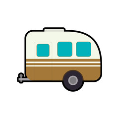 car transportation delivery travel icon. Isolated and flat illustration. Vector graphic