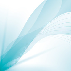 wave wallpaper shiny blue background icon. Isolated and flat illustration. Vector graphic