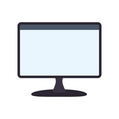 computer technology gadget display icon. Isolated and flat illustration. Vector graphic