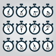 Time and Clock Vector illustration.