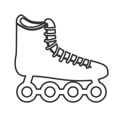 skate shoe wheel icon