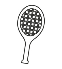 tennis racket equipment icon