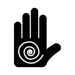 african emblem monochrome icon